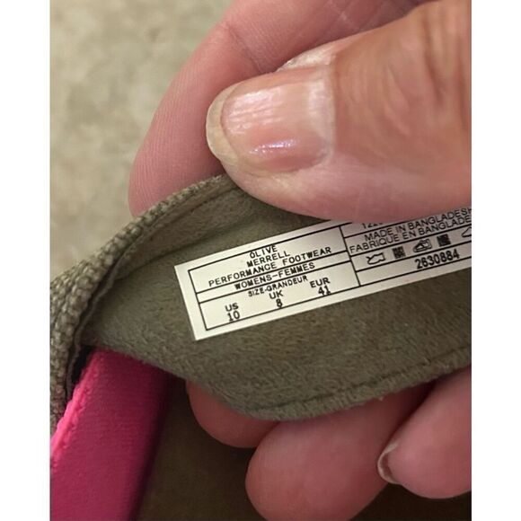 MERRELL Khaki Finley Sandals Size 10 - Picture 7 of 8